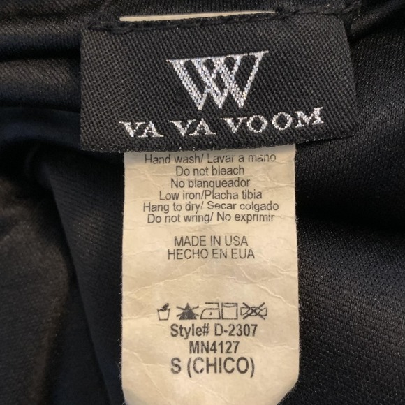 Va Va Voom Dress Womens Small Black Strapless Sweetheart Sequin Bodycon Mini - Picture 2 of 9